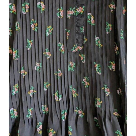 Tory Burch Daybreak Ditsy Ruffle Front Dress Size S - Picture 11 of 11